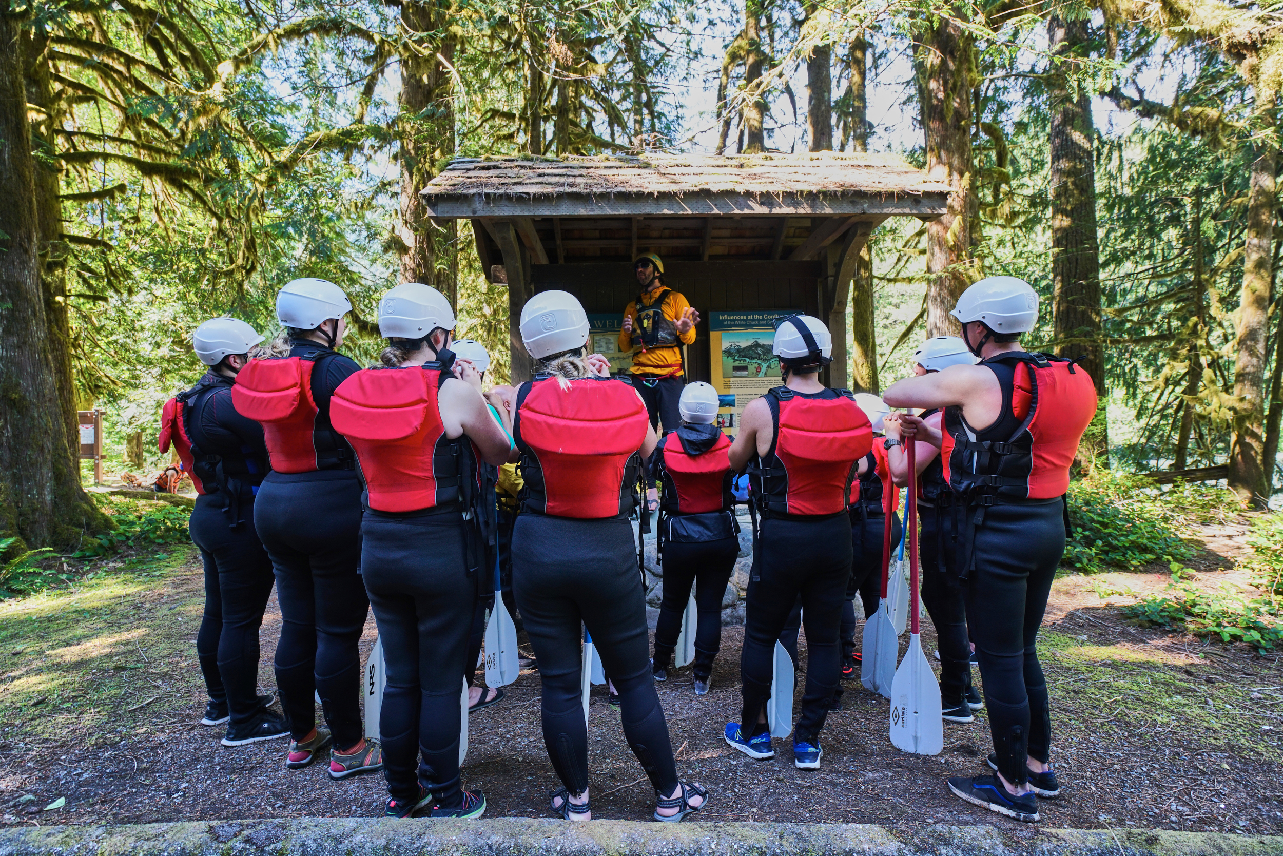 Each whitewater trip is preceded by an emailed itinerary which includes a safety video, coupled with a detailed safety orientation done at the rivers edge.