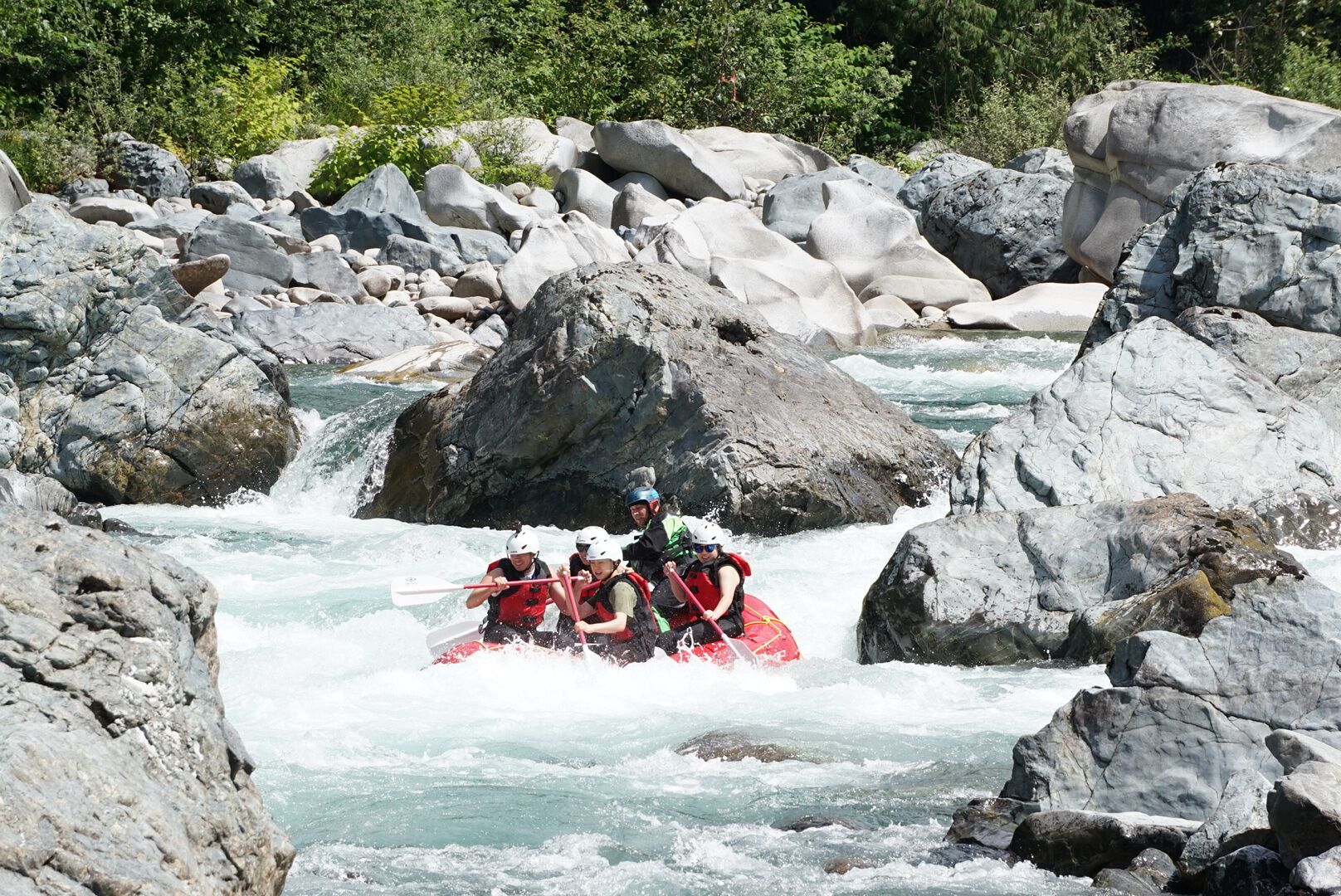 We hire fully trained guides to run our guests down the river. We take pride in putting safety first.