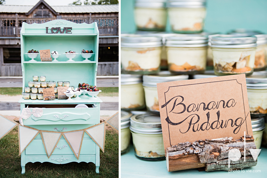 Brittany Garrett Simmons Wedding Weatherford Creme de la Creme Lucia Bitnar Foster Blue barn rustic blue dessert rustic detail Sarah Whittaker Photo La Vie-5.JPG