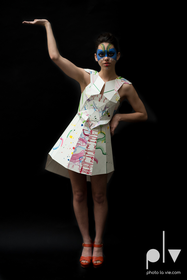 Erica Model Paper Dress geometric editorial fashion haute couture Secret make up Photo La Vie by Sarah Whittaker-1.JPG