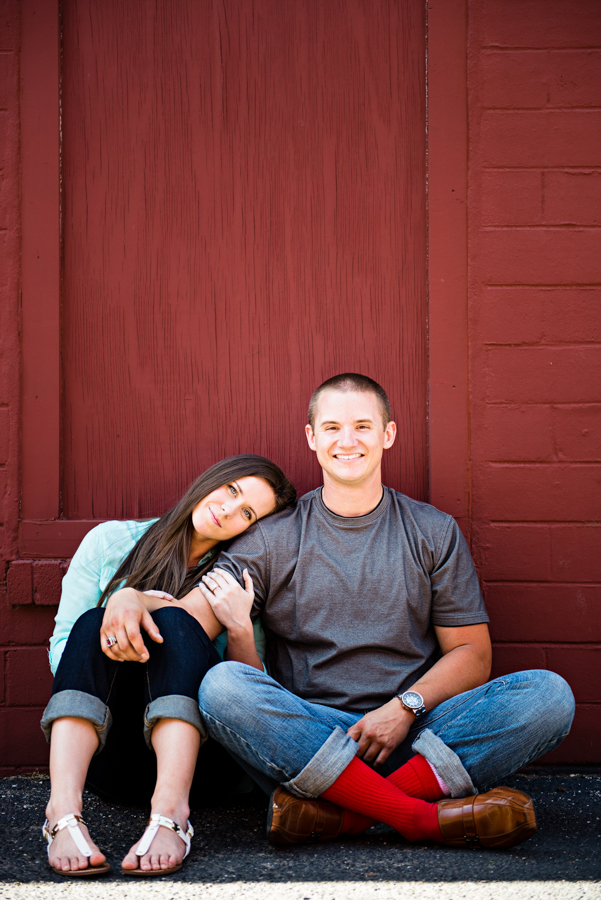 Engagement session downtown urban walls creek stream summer Photo La Vie-4.JPG