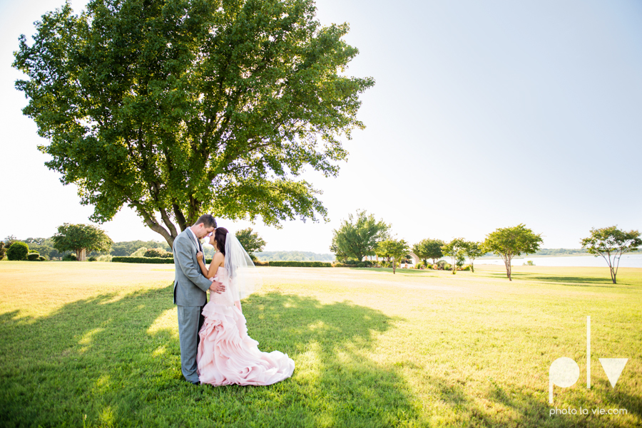 Wedding Summer Paradise Cove Texas DFW pink dress navy outside first look Sarah Whittaker Photo La Vie-19.JPG