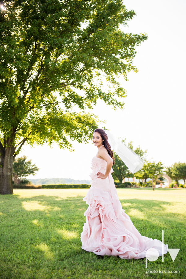 Wedding Summer Paradise Cove Texas DFW pink dress navy outside first look Sarah Whittaker Photo La Vie-12.JPG