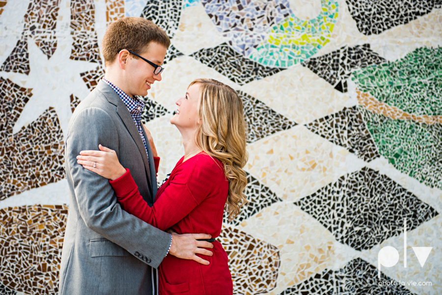 Engagement Fort Worth Texas portrait photography magnolia fall winter red couple Trinity park trees outside urban architecture Sarah Whittaker Photo La Vie-4.JPG