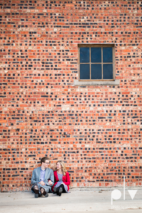 Engagement Fort Worth Texas portrait photography magnolia fall winter red couple Trinity park trees outside urban architecture Sarah Whittaker Photo La Vie-5.JPG