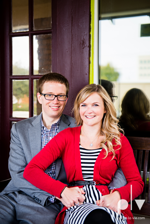 Engagement Fort Worth Texas portrait photography magnolia fall winter red couple Trinity park trees outside urban architecture Sarah Whittaker Photo La Vie-13.JPG