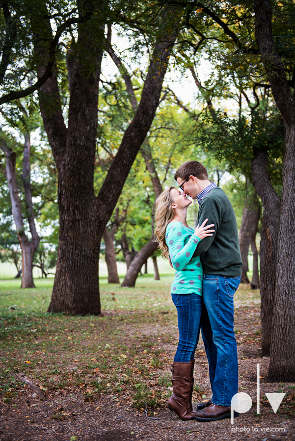 Engagement Fort Worth Texas portrait photography magnolia fall winter red couple Trinity park trees outside urban architecture Sarah Whittaker Photo La Vie-19.JPG