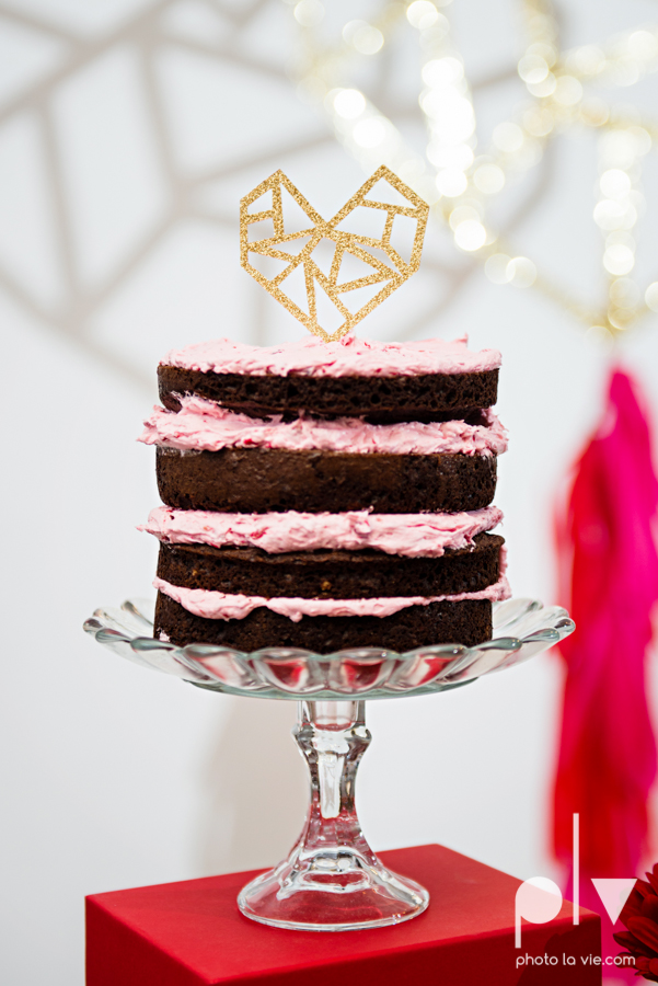 ValentinesDay Mini Session bridal shower theme styled gold black white pink red modern bold type text heart cake glitter statement stripes dot candle daisy singer bow Dainty Dahlias Sarah Whittaker Photo La Vie-10.JPG