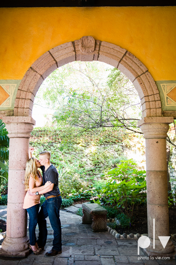 Alissa Adam Fort Worth Engagment Session Trinity River Joe T Garcias restaurant patio bridge fall outdoors texas couple adorable modern plaid Sarah Whittaker Photo La Vie-11.JPG