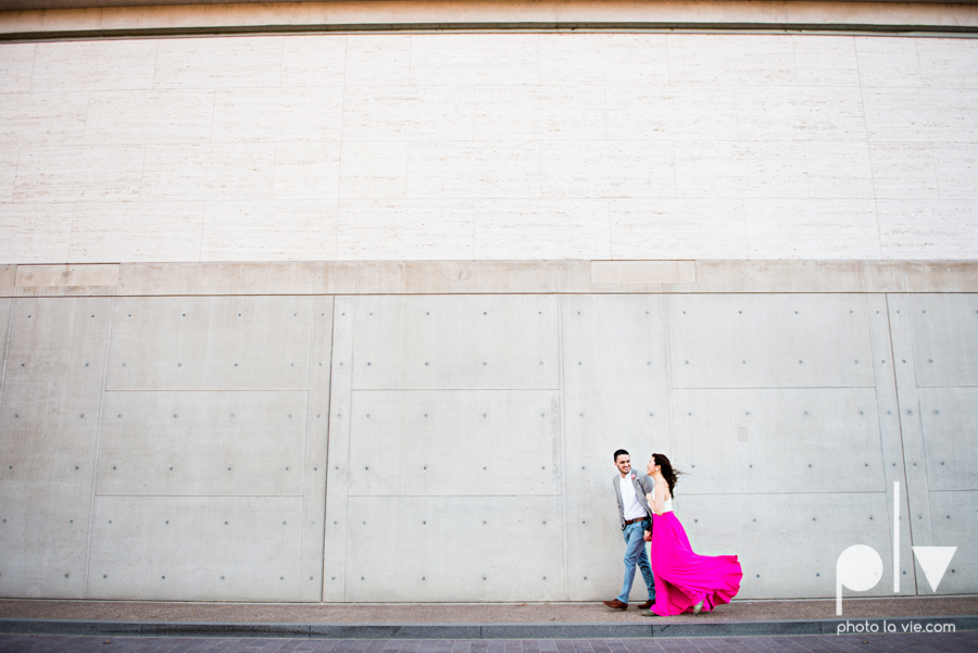 Mabel Hector engagement session Fort Worth Texas The Modern Art Museum The Kimbell kahn ando piano hot pink couple engaged ring shot texture winter architecture modern Sarah Whittaker Photo La Vie-10.JPG