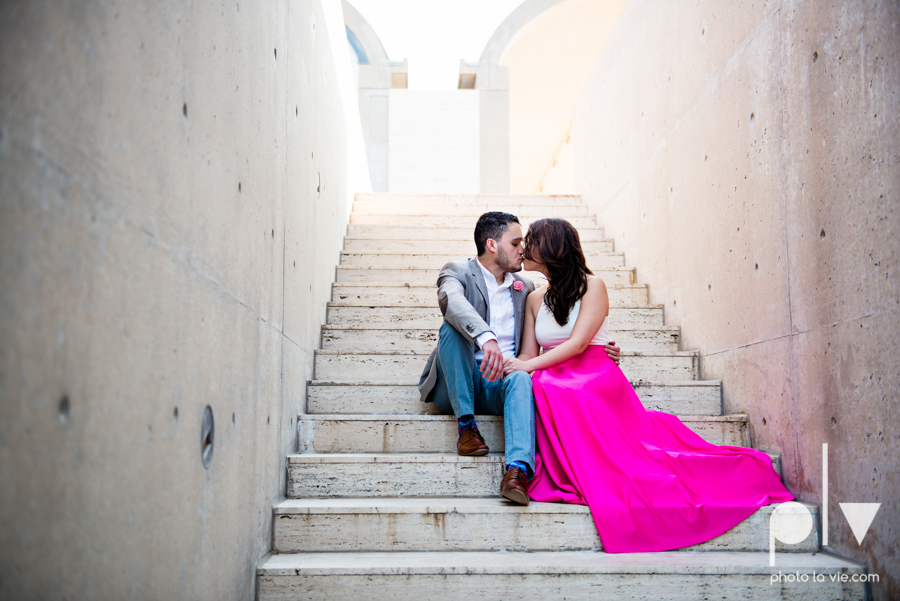 Mabel Hector engagement session Fort Worth Texas The Modern Art Museum The Kimbell kahn ando piano hot pink couple engaged ring shot texture winter architecture modern Sarah Whittaker Photo La Vie-13.JPG