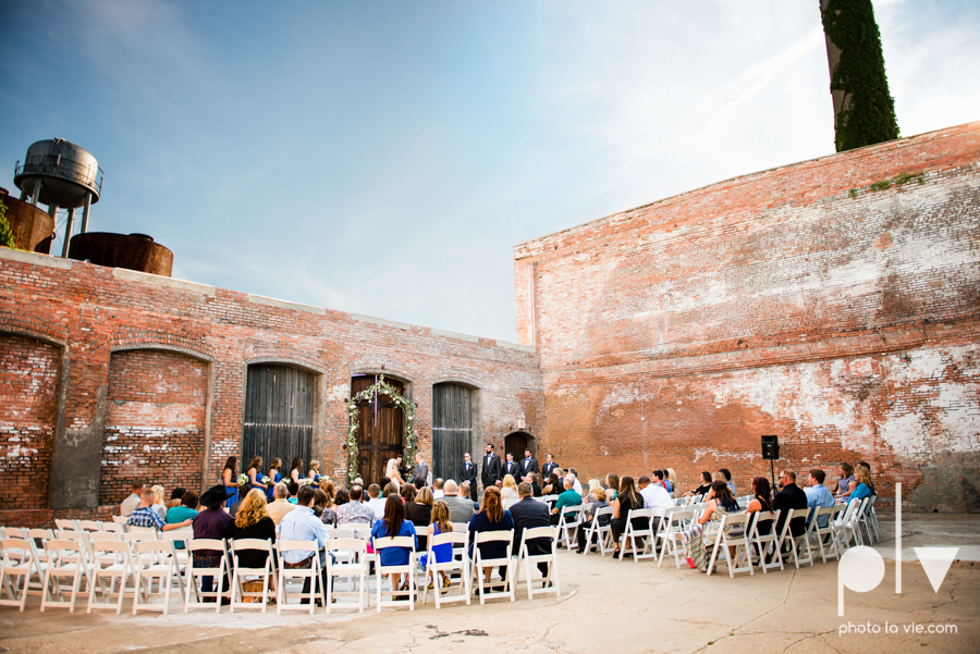 alyssa adam schroeder wedding mckinny cotton mill dfw texas outdoors summer wedding married pink dress vines walls blue lights Sarah Whittaker Photo La Vie-32.JPG