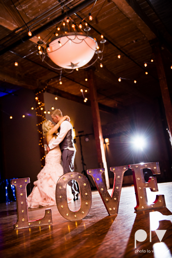 alyssa adam schroeder wedding mckinny cotton mill dfw texas outdoors summer wedding married pink dress vines walls blue lights Sarah Whittaker Photo La Vie-67.JPG