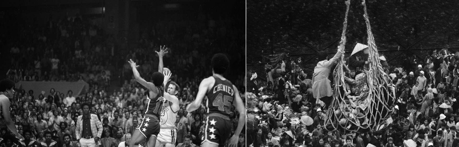 1975: LEFT: GOLDEN STATE WARRIORS VS. THE WASHINGTON BULLETS IN THE NBA FINALS (VINCENT MAGGIORA, SAN FRANCISCO CHRONICLE) 1975: RIGHT: A CARGO NET LIFTS REFUGEES FROM A BARGE ONTO THE SS PIONEER CONTENDER FOR EVACUATION FROM THE FALLEN CITY OF
96
Normal
0
false
false
false
EN-US
X-NONE
X-NONE
/* Style Definitions */
table.MsoNormalTable
{mso-style-name:"Table Normal";
mso-tstyle-rowband-size:0;
mso-tstyle-colband-size:0;
mso-style-noshow:yes;
mso-style-priority:99;
mso-style-parent:"";
mso-padding-alt:0in 5.4pt 0in 5.4pt;
mso-para-margin:0in;
mso-para-margin-bottom:.0001pt;
mso-pagination:widow-orphan;
font-size:12.0pt;
font-family:Calibri;
mso-ascii-font-family:Calibri;
mso-ascii-theme-font:minor-latin;
mso-hansi-font-family:Calibri;
mso-hansi-theme-font:minor-latin;}
Đà Nẵng, VIETNAM. it took EIGHT HOURS TO LOAD SOME 6,000 REFUGEES ABOARD THE SHIP. (AP/PETER O'LOUGHLIN)