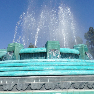 William Mulholland Memorial Fountain , Los Feliz Blvd. at Riverside Dr.