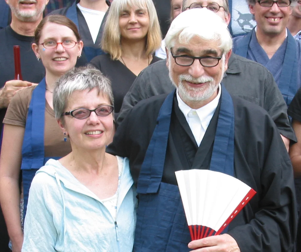 Kathy and Glen Duval at the conclusion of Glen's Shuso Ceremony