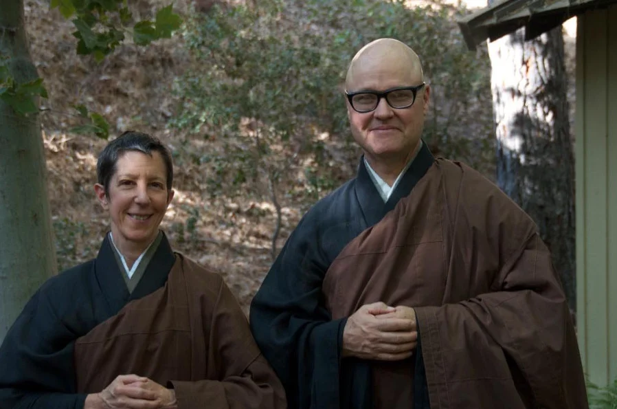 Linda Galijan Roshi and Greg Fain Roshi
