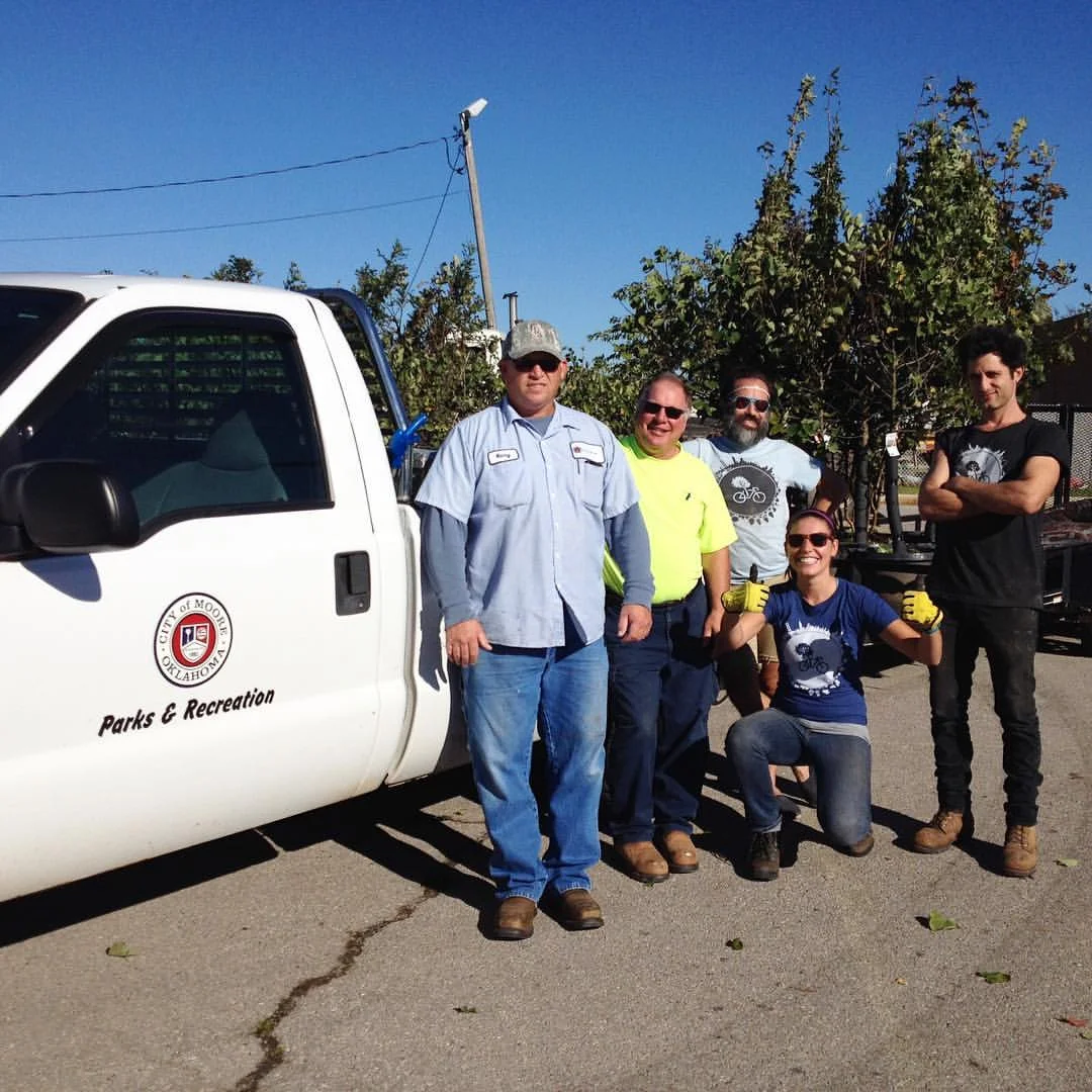 DELIVERING TREES TO HOMES IN SOUTH OKC AND MOORE