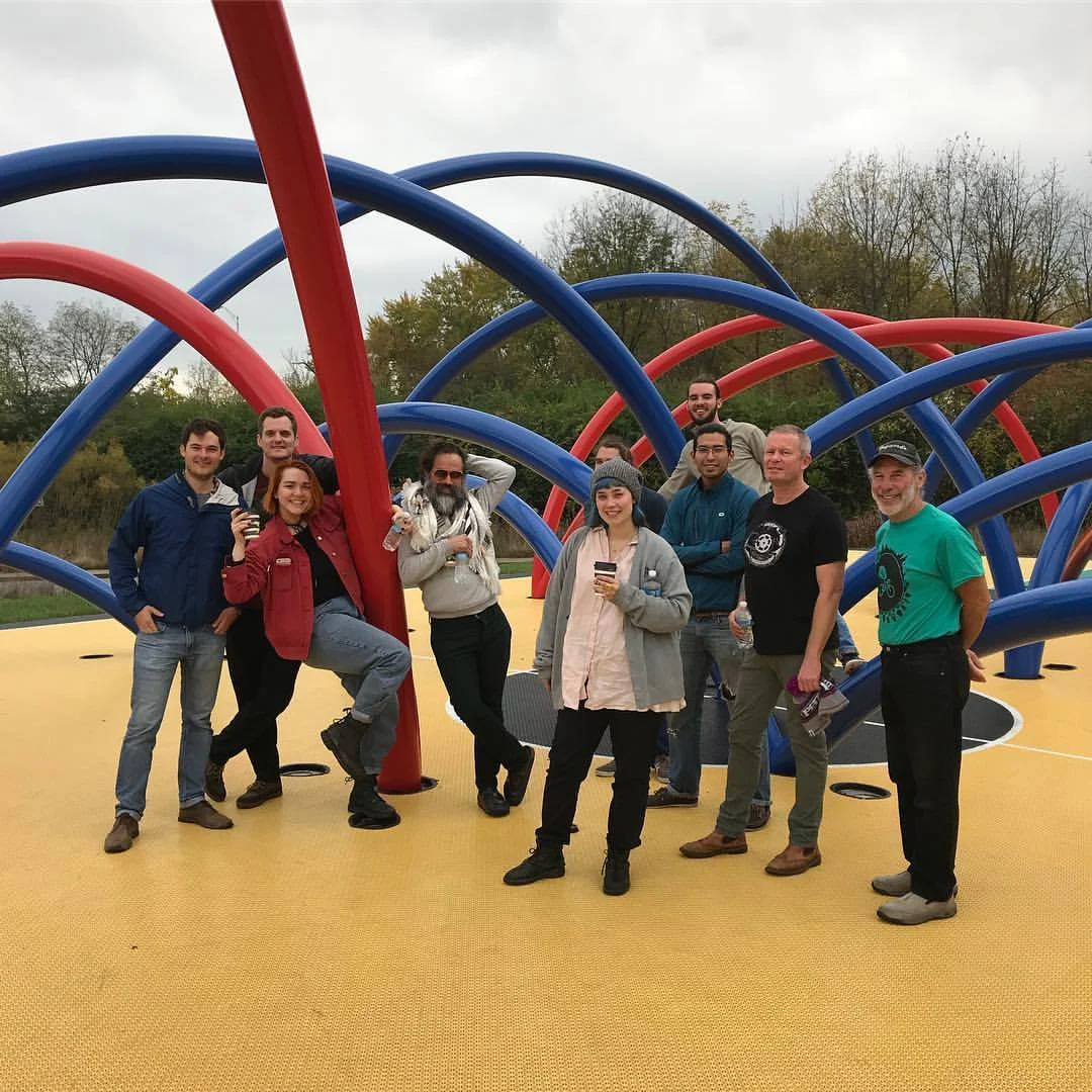 TAKING A TOUR OF THE ART PARK AT 100 ACRES