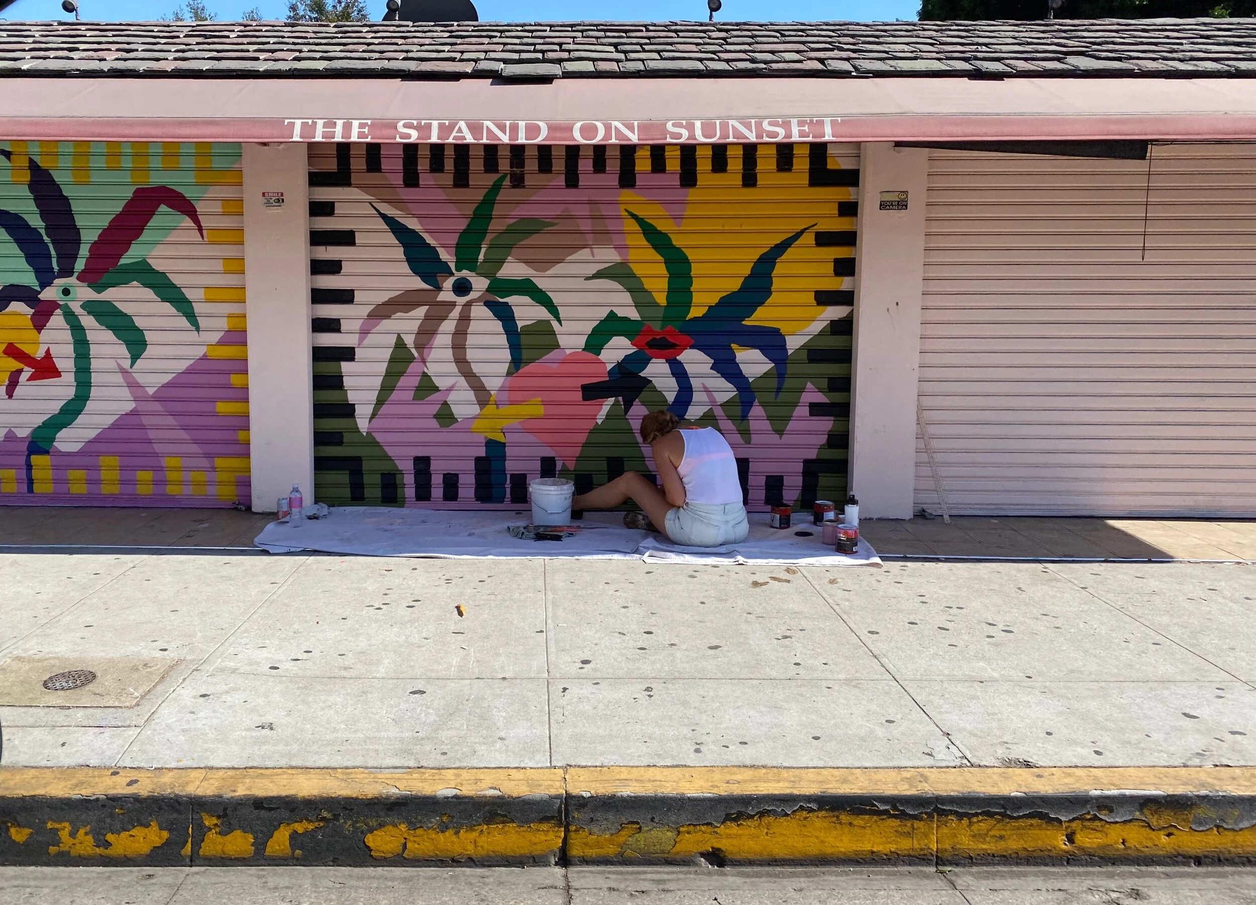 CK REED Mural in West Hollywood