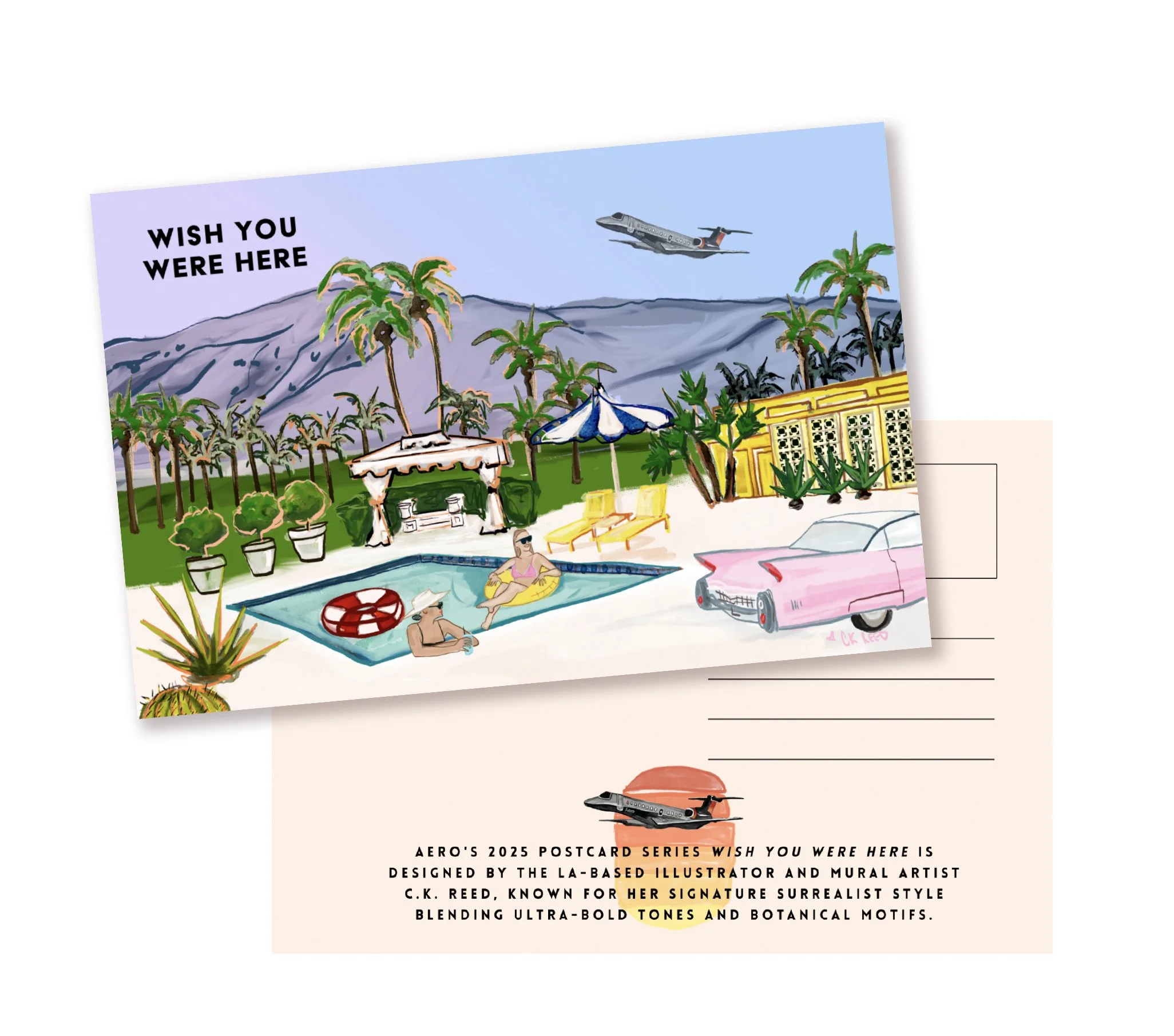 Postcard Series for Aero Jets
