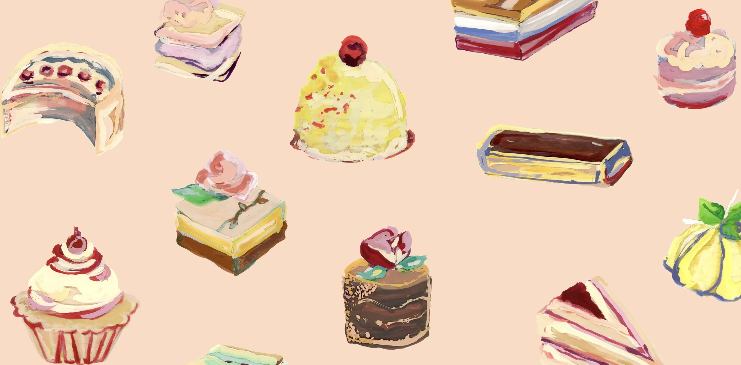 Bon Bons Wallpaper Design