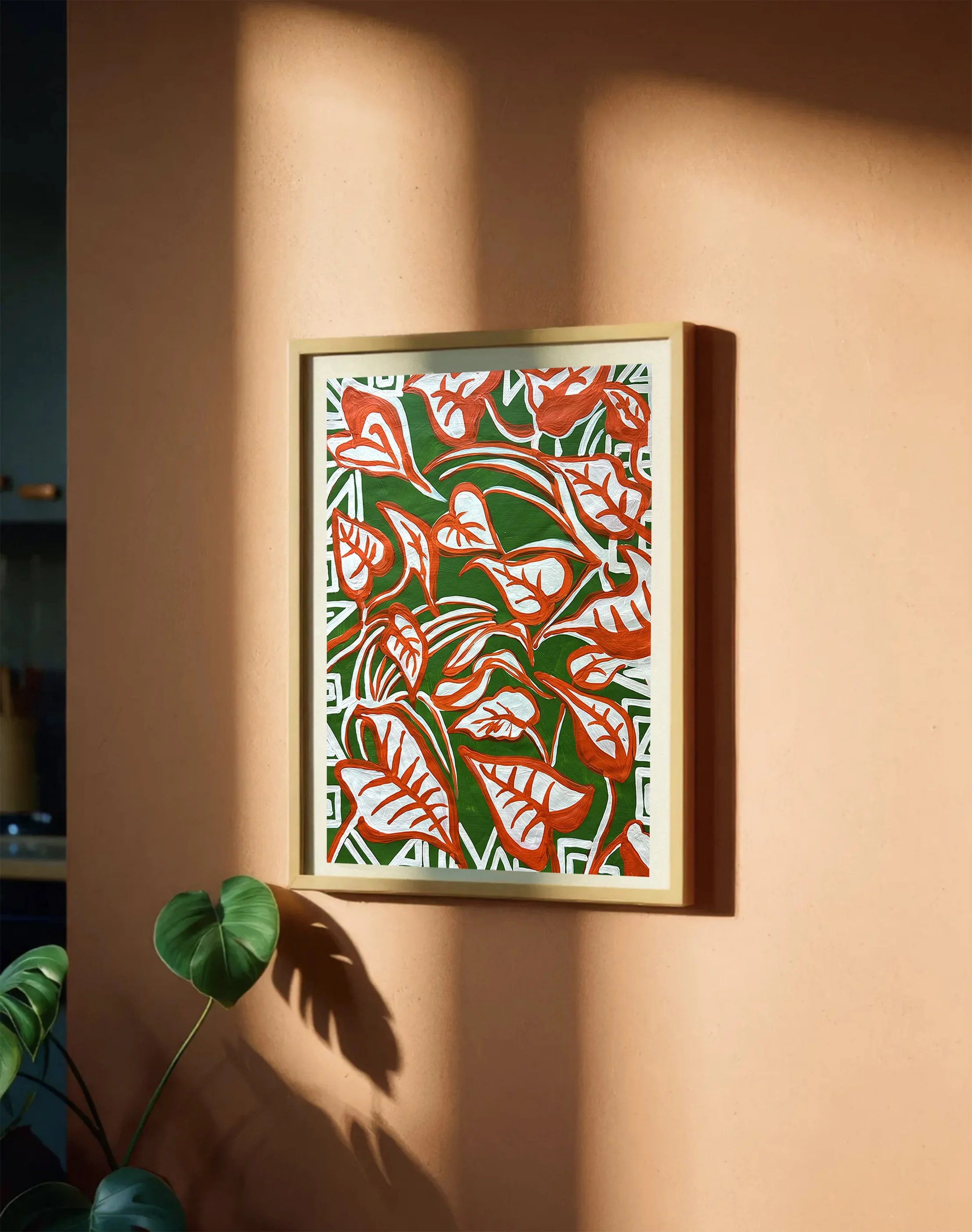 Leaf painting in room.jpg