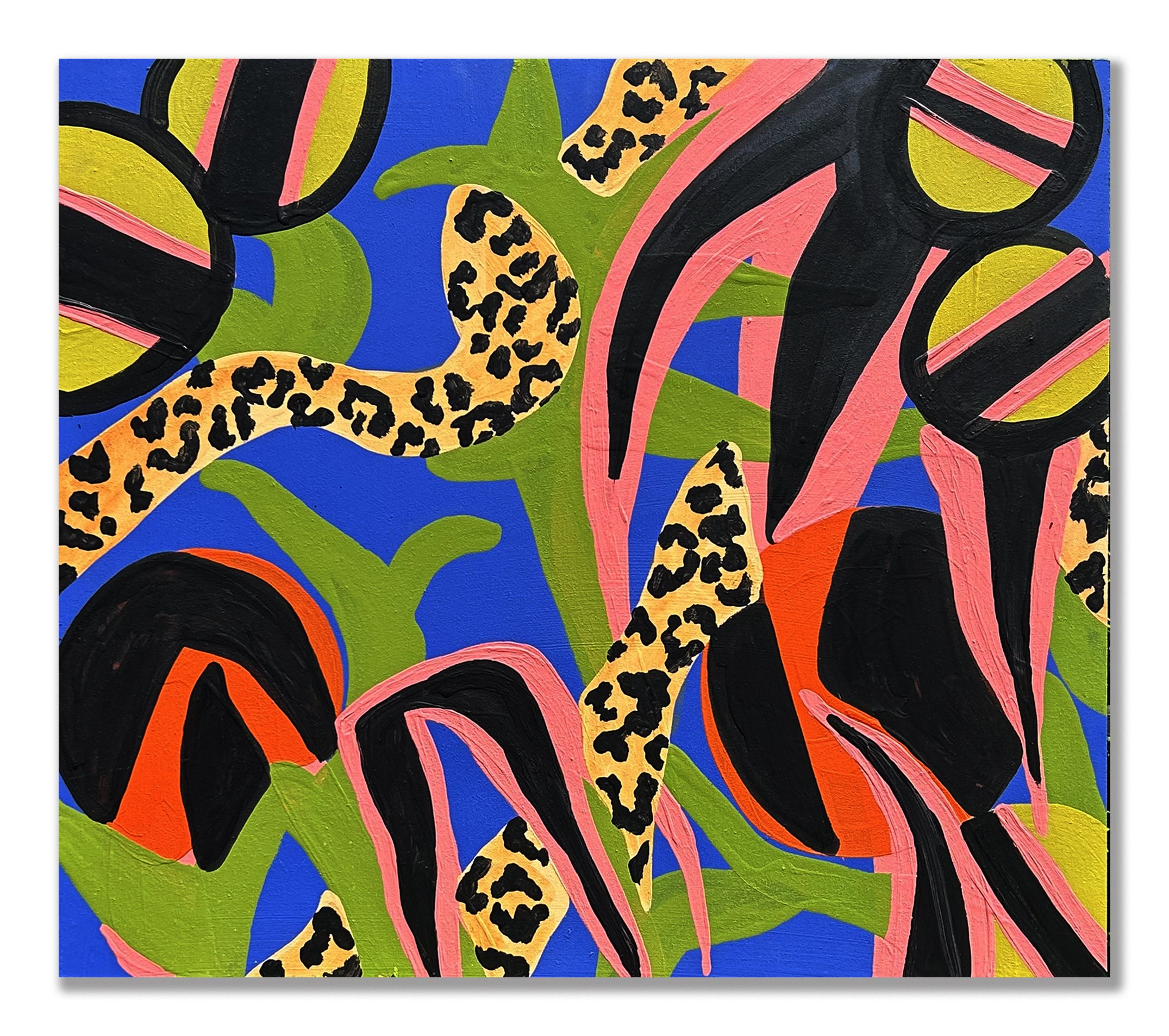 monster eyes with leopard, green leaves3.jpg