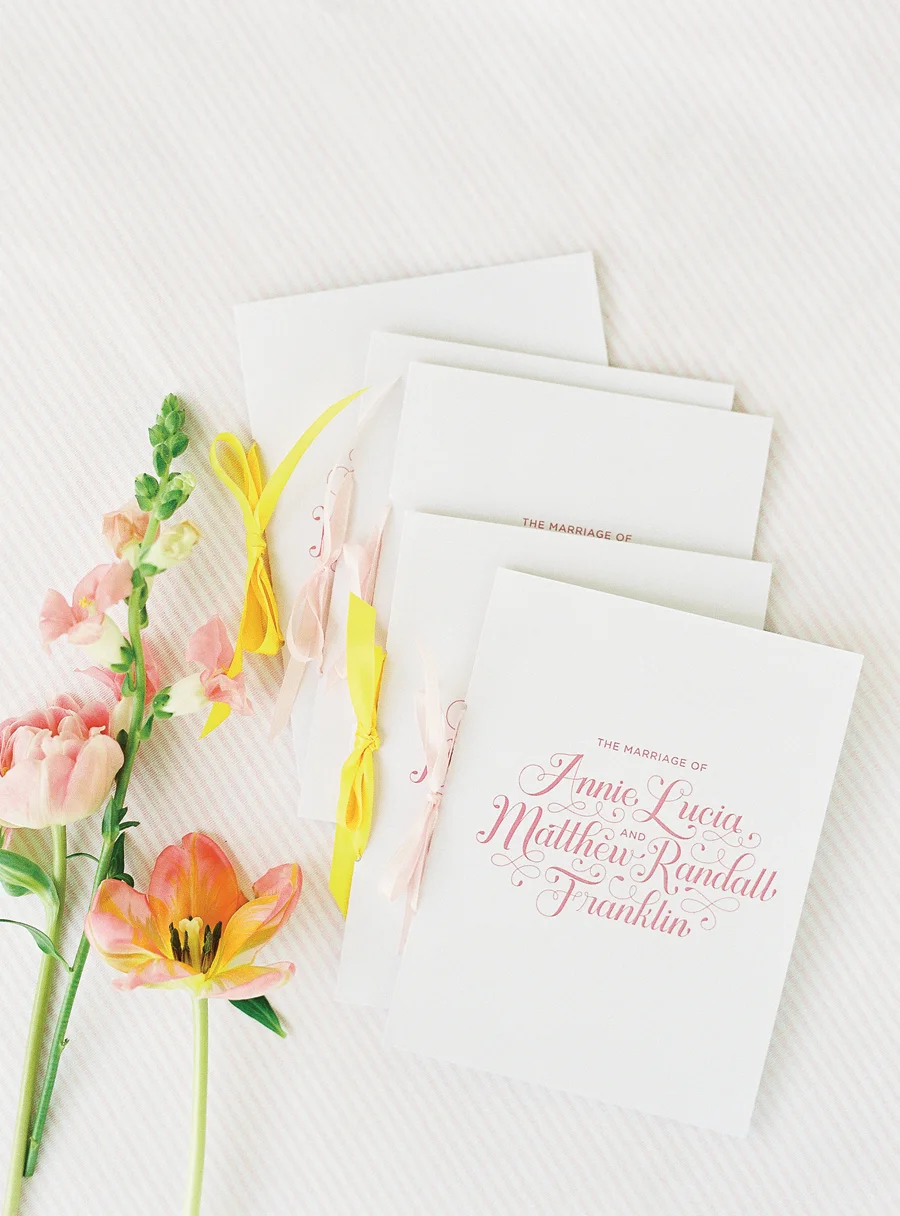 Letters Are Lovely | Paper Goods and Banner Design for Southern Weddings Magazine V9