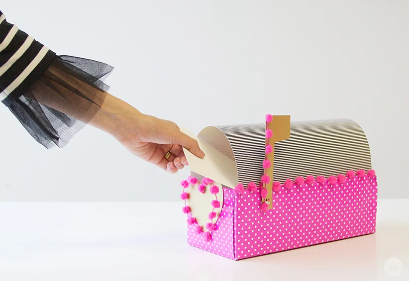 Letters Are Lovely | DIY Valentine Mailbox for Think.Make.Share.