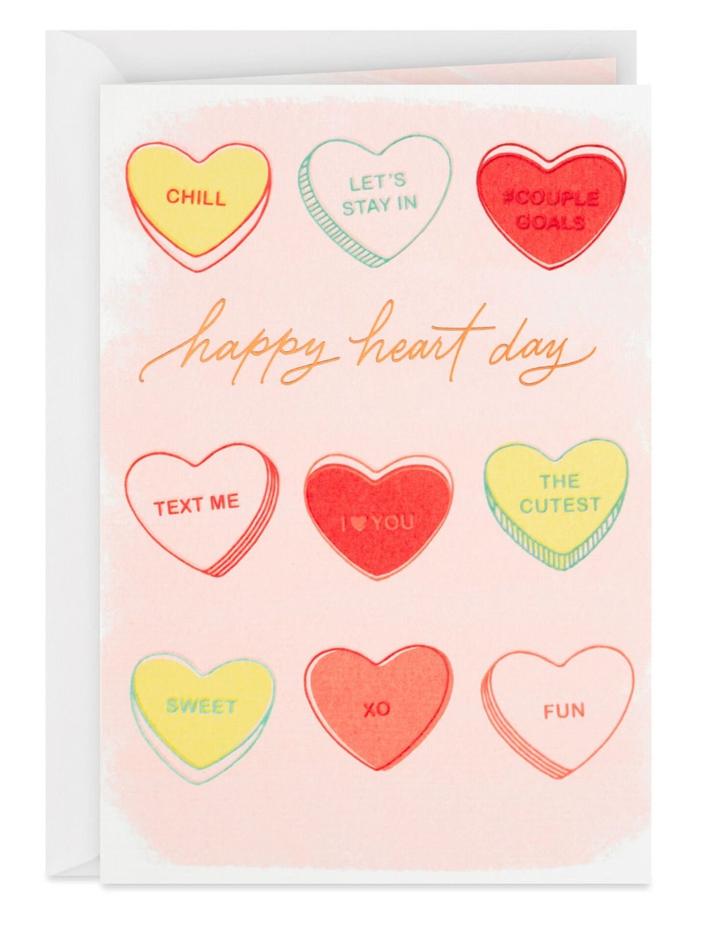 Conversation Hearts Valentine's Day Candy Bar Wrappers - Announce It!