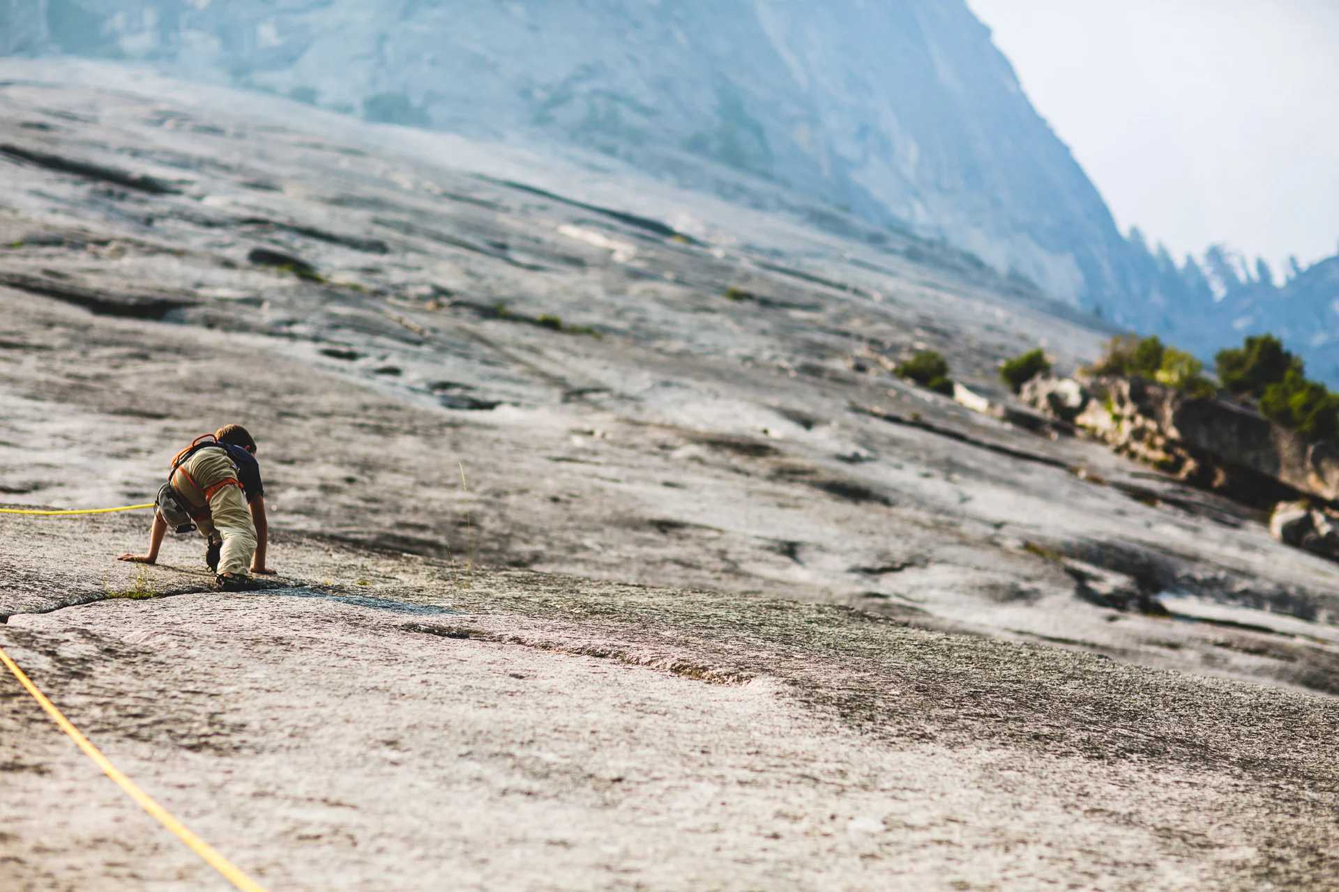 MiniMe at Glacier Point Apron Yosemite National Park, California