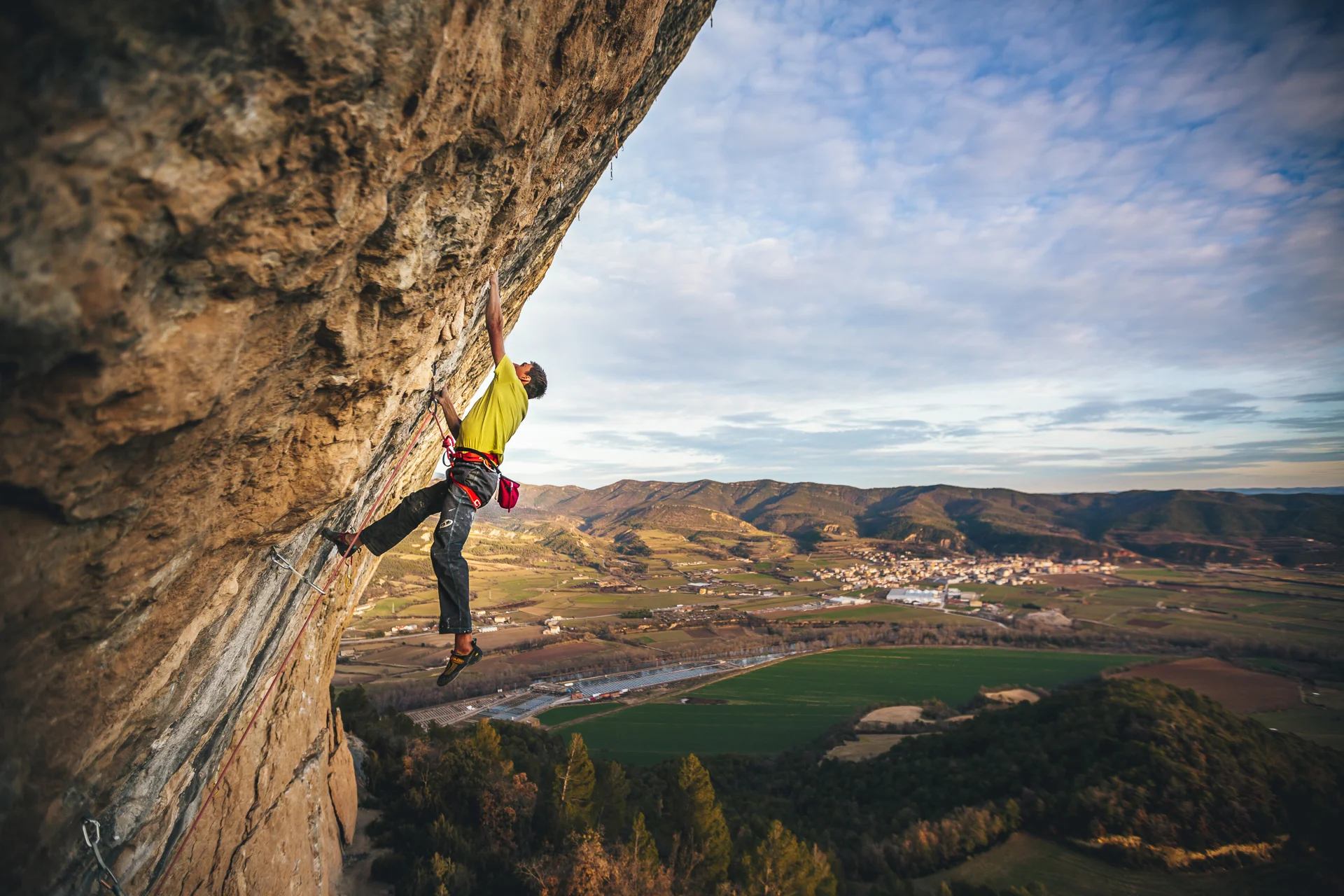 Unknown Climber Oliana, Spain