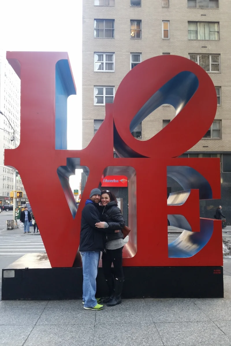 Love is in the air in New York City