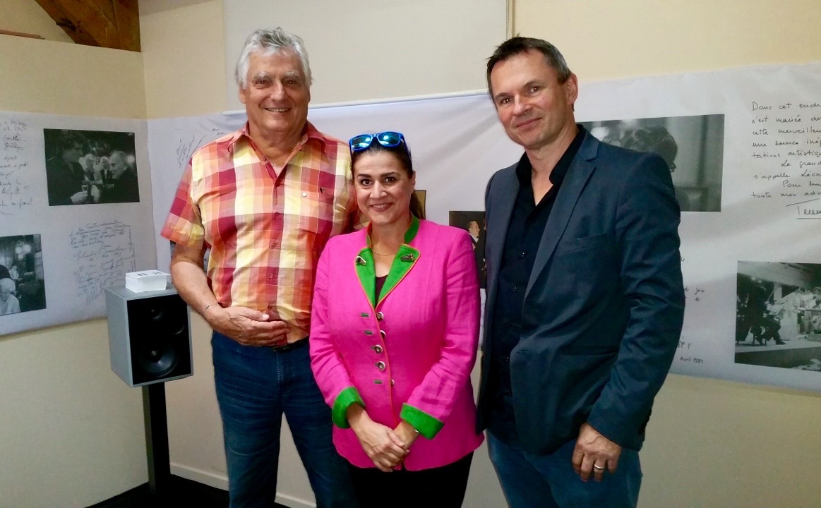 Léonard Gianadda, Cecilia Bartoli and Jean-Pascal Panchard