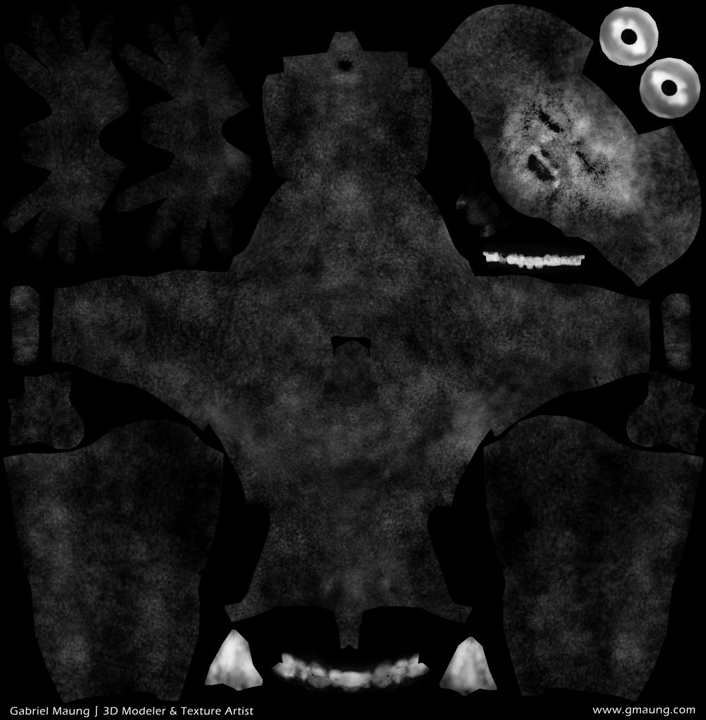 Realistic Body Texture Map Body Texture Map