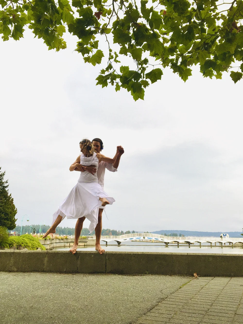 Dance performance  "Lila" with Myriam Verzaat and Michael