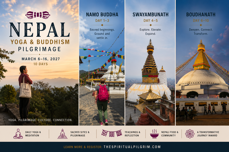 Registration Is Open: Join the Nepal Yoga &amp; Buddhism Pilgrimage with Jivamukti Yoga in 2027
