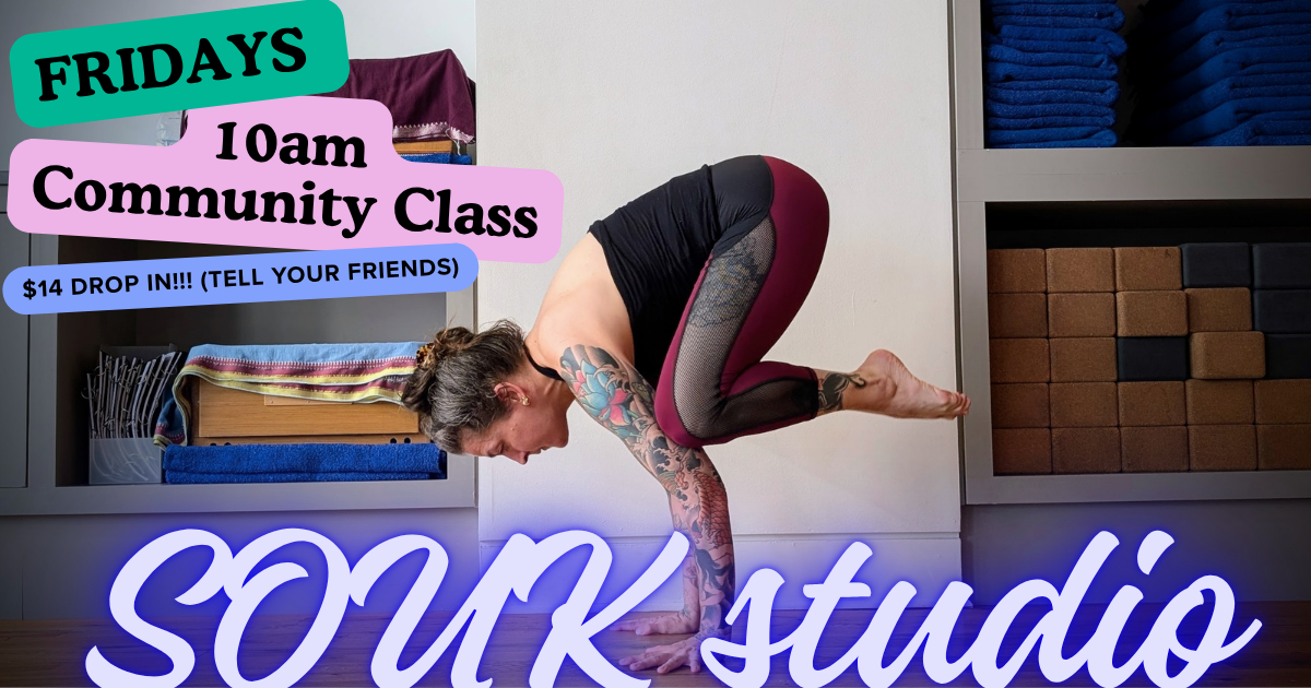 Fridays 10am - Community Class at SOUK studio in NYC