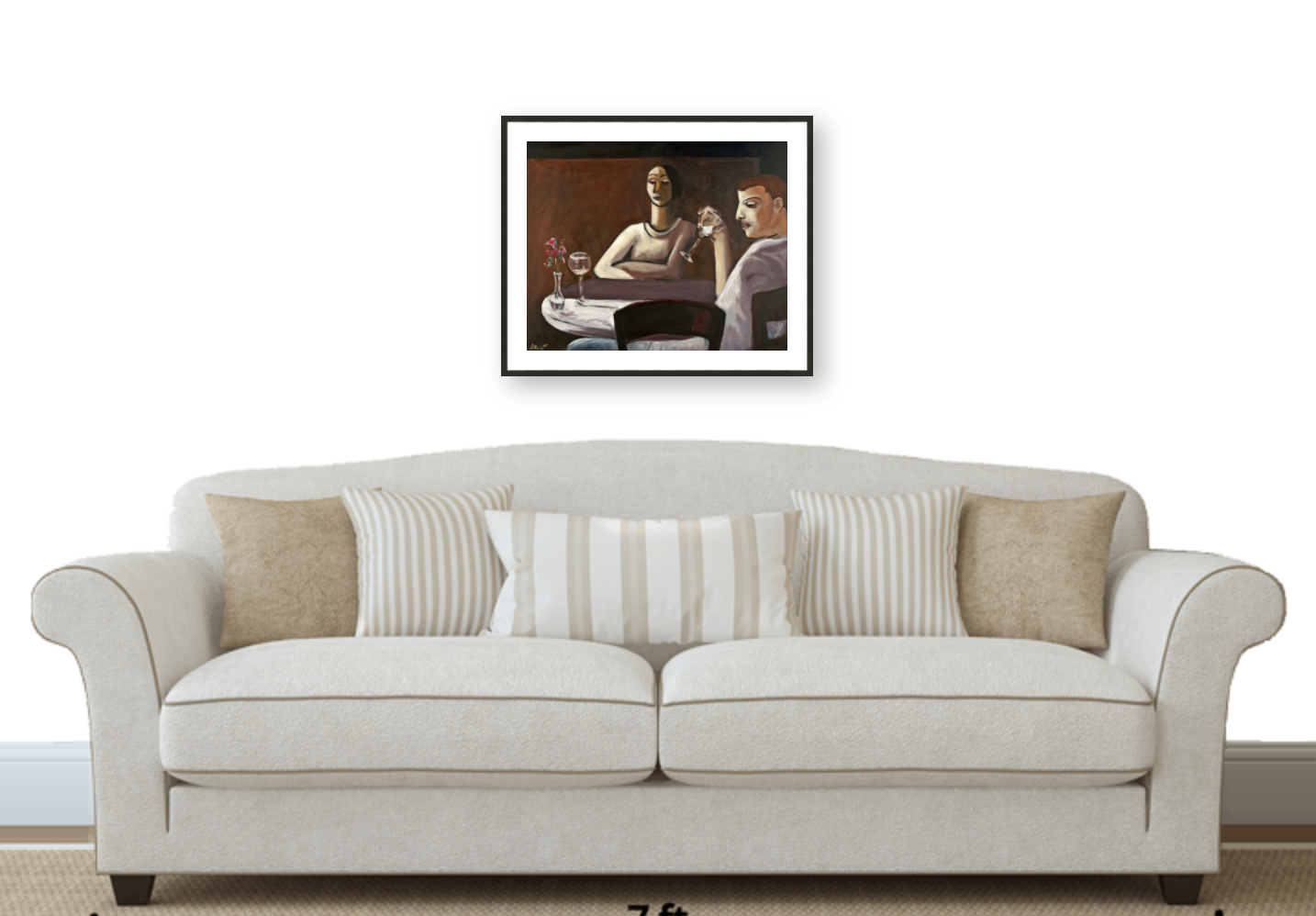 Framed New York Cafe Above Couch.png