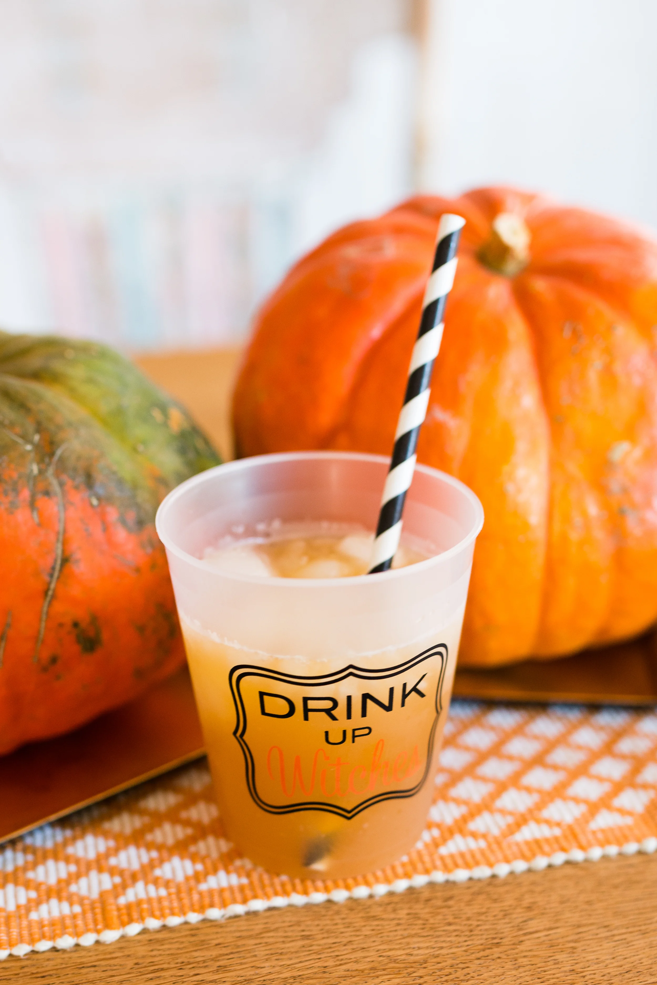 Spiked Cider for a Old Witches. Made with dry champagne and apple cider. It was a hit! 