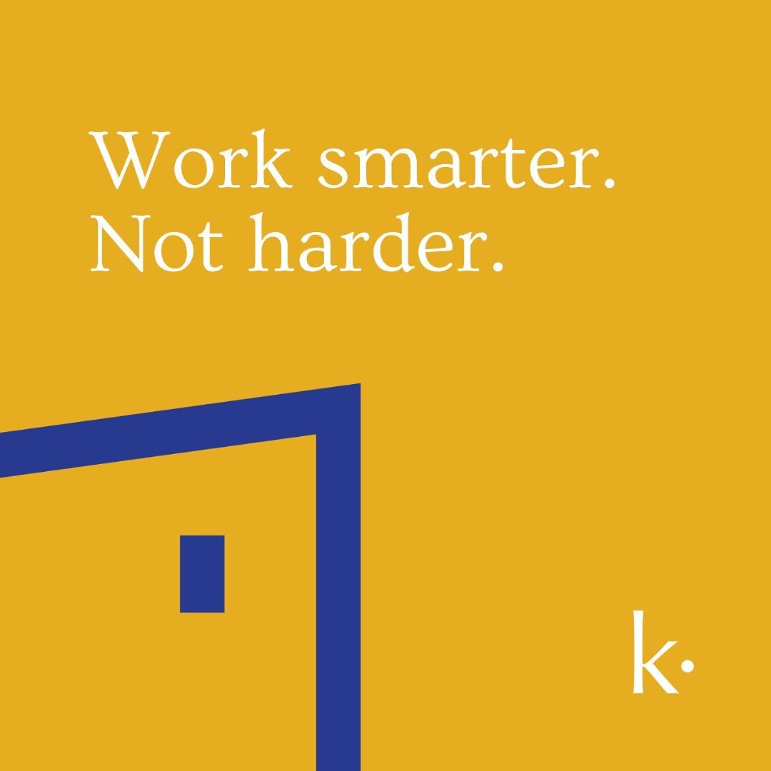 It seems cliché to say, &ldquo;Work Smarter. Not Harder.&rdquo; I get it.

Yes, I&rsquo;ve worked tremendously hard, but I&rsquo;ve also worked smart. I know my systems work because I've used them over and over again. I'm using them myself for my ow