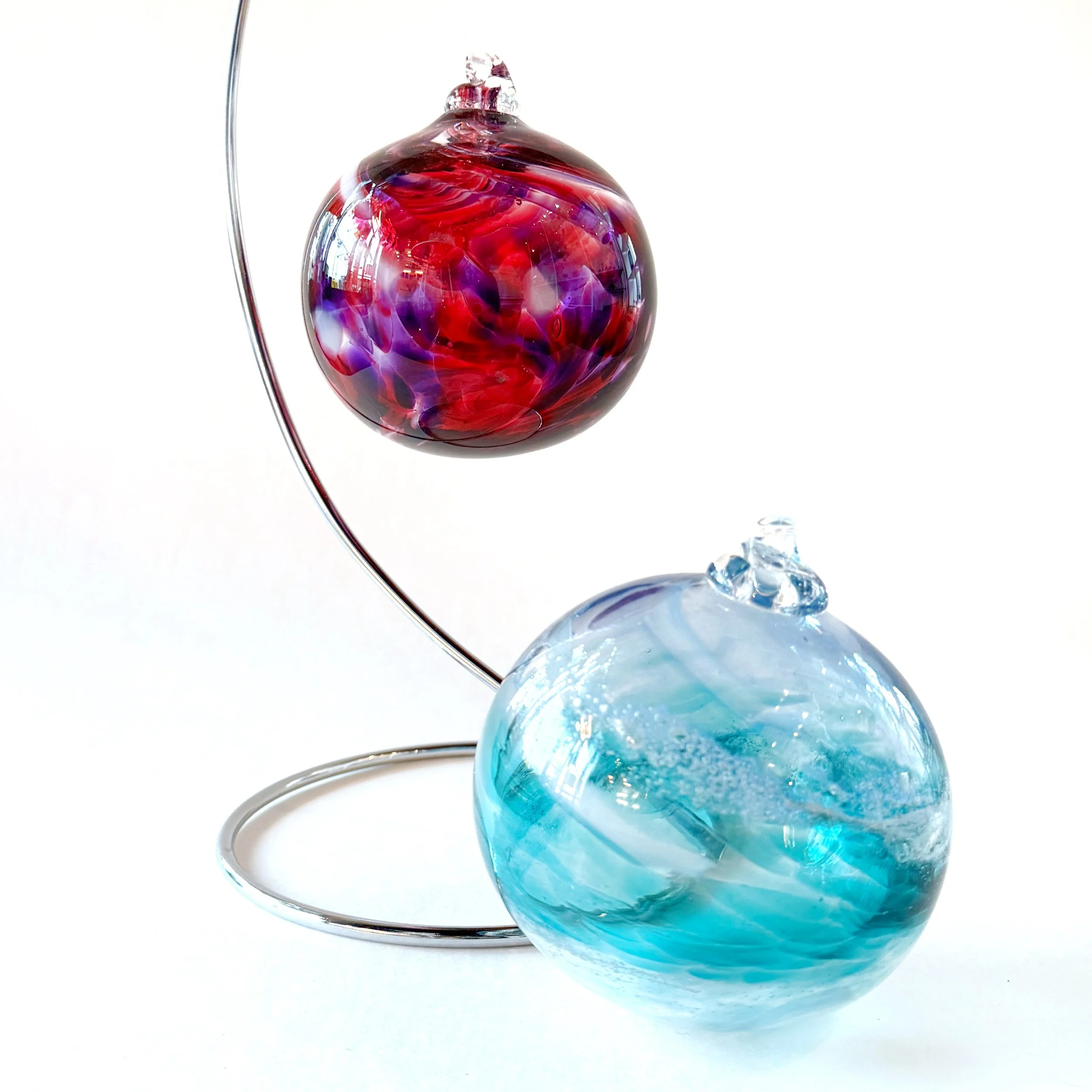 Ashes in Glass: Hanging Orbs