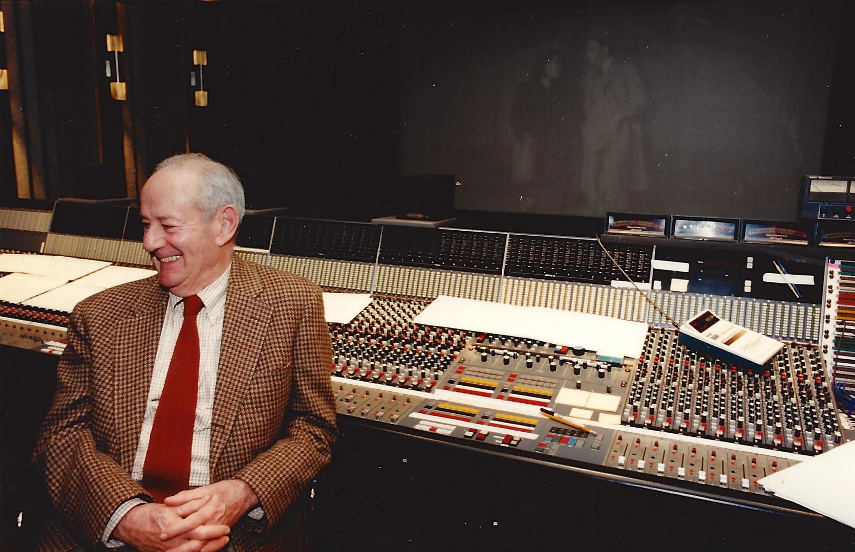 Walter Rosenblum at the post-production sound mix