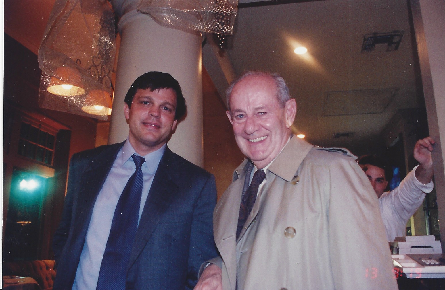 Douglas Brinkley and Walter Rosenblum at the D-Day Premiere
