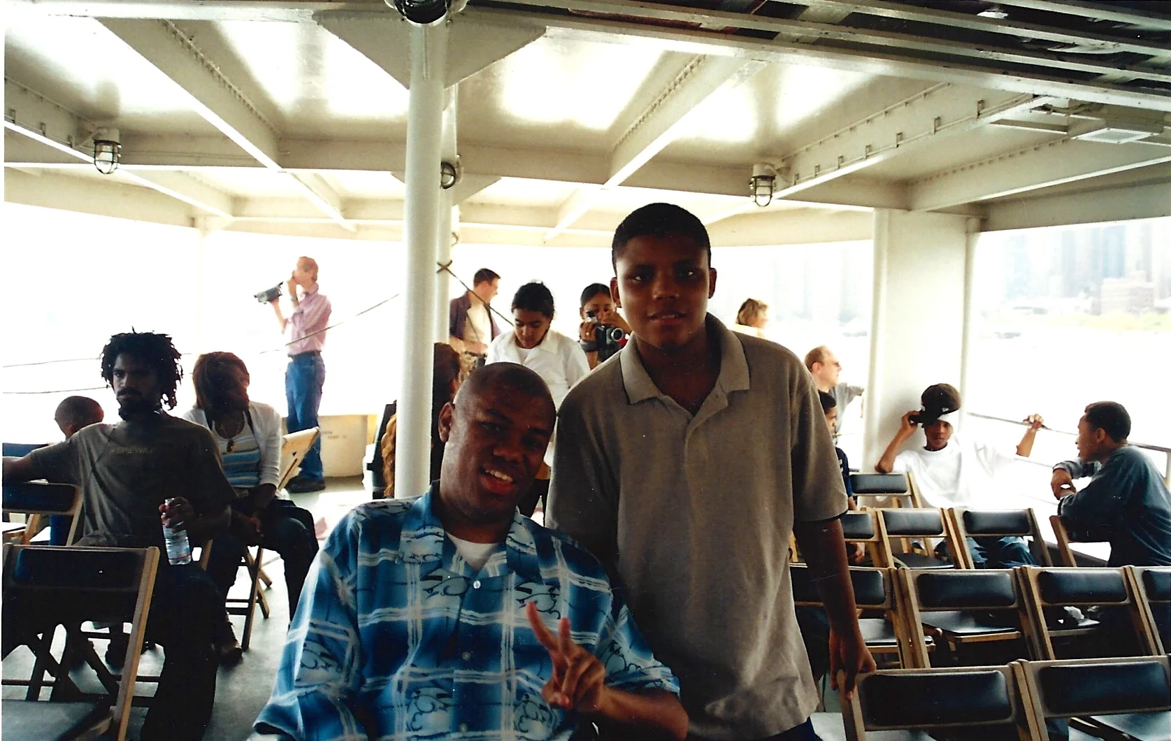 Terrence Stevens and In Arms Reach mentee on a field trip