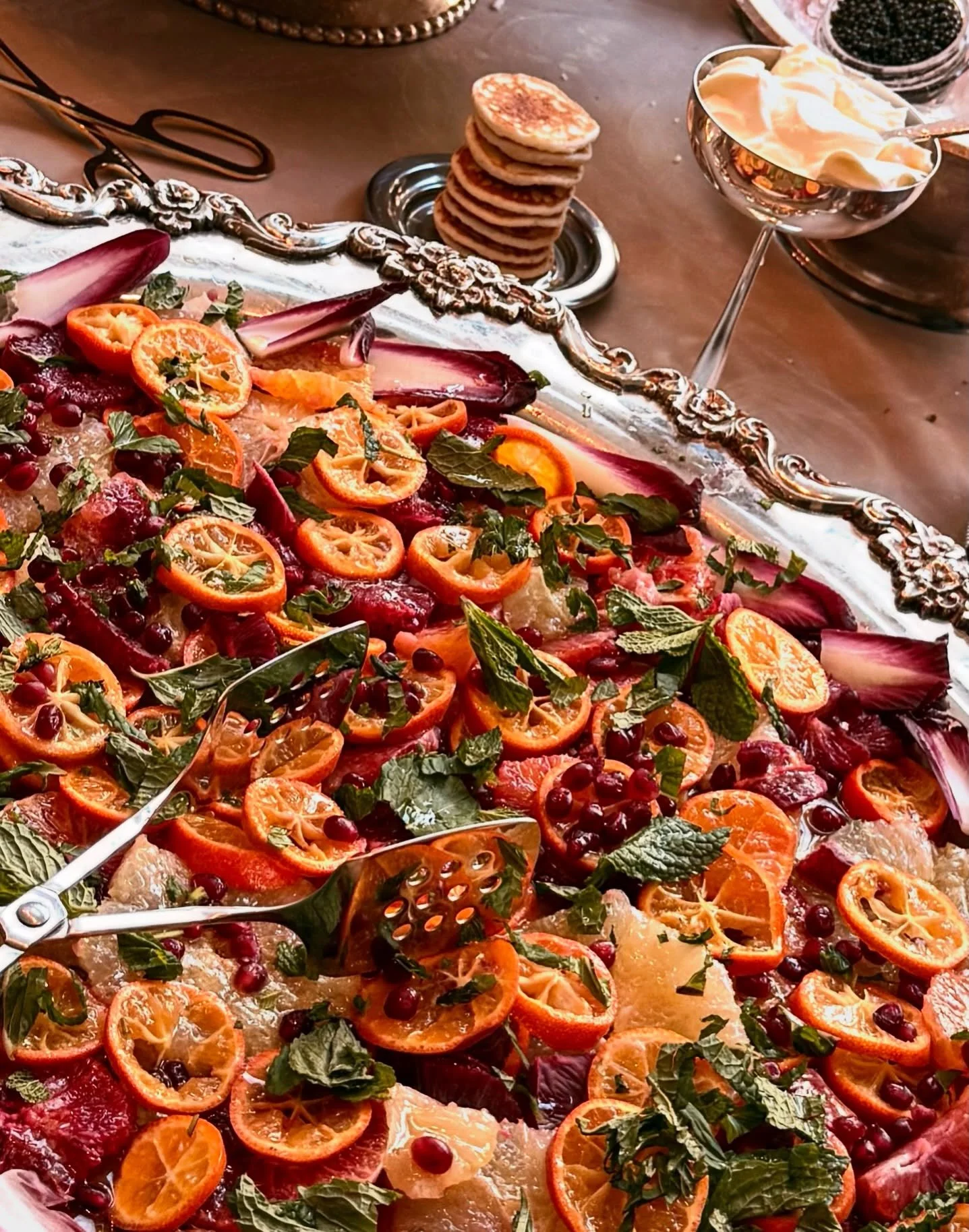 a delicious soft launch into &lsquo;26 ushered in with platters of citrus + bitter leaves in their prime&hellip;. a quick escape to the south east corner Portugal where there is the most tender wood fired octopus you&rsquo;ll ever eat, garlic shrimps