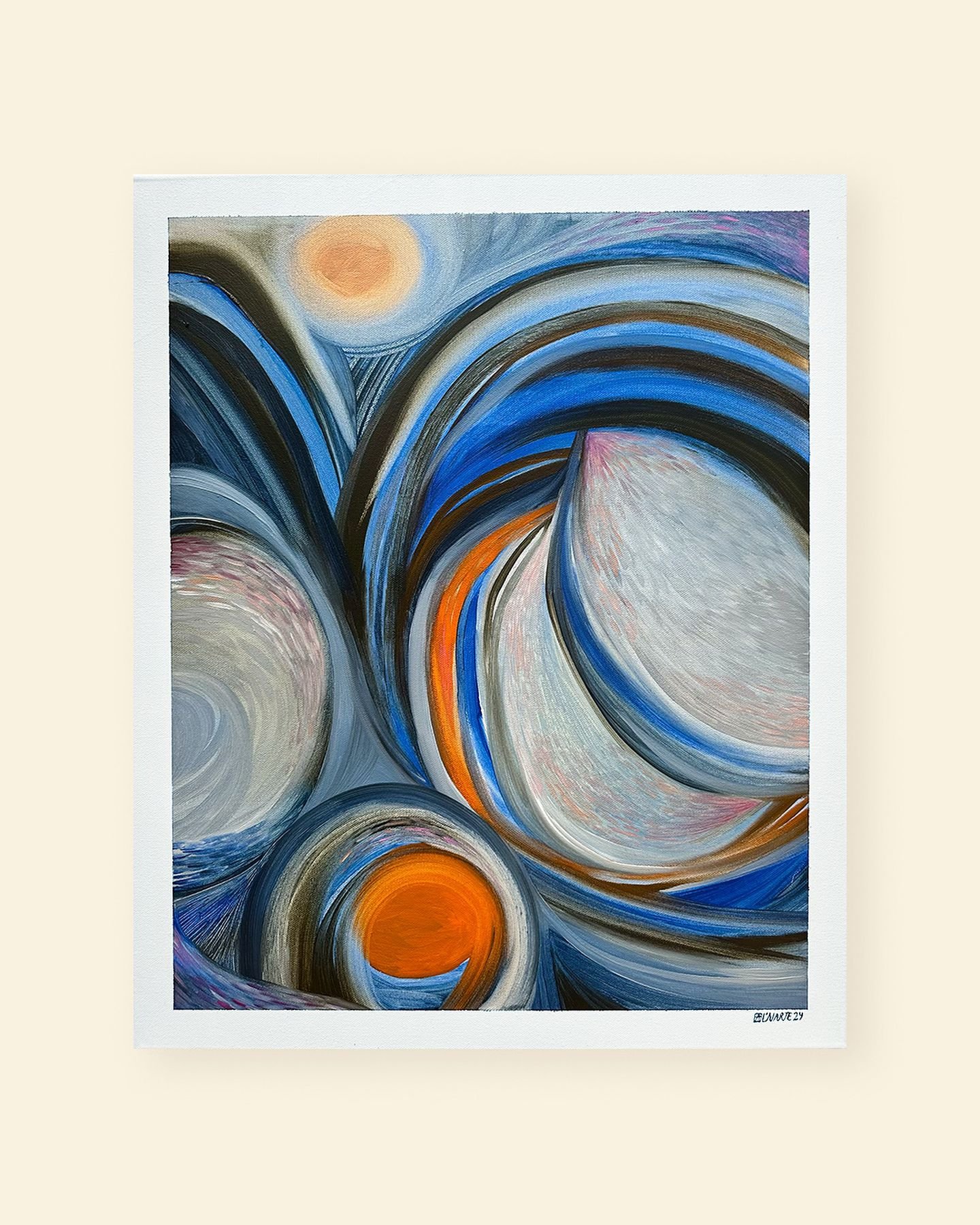 Bl&aring; v&aring;g
Oil on canvas
61 x 50 cm
2024