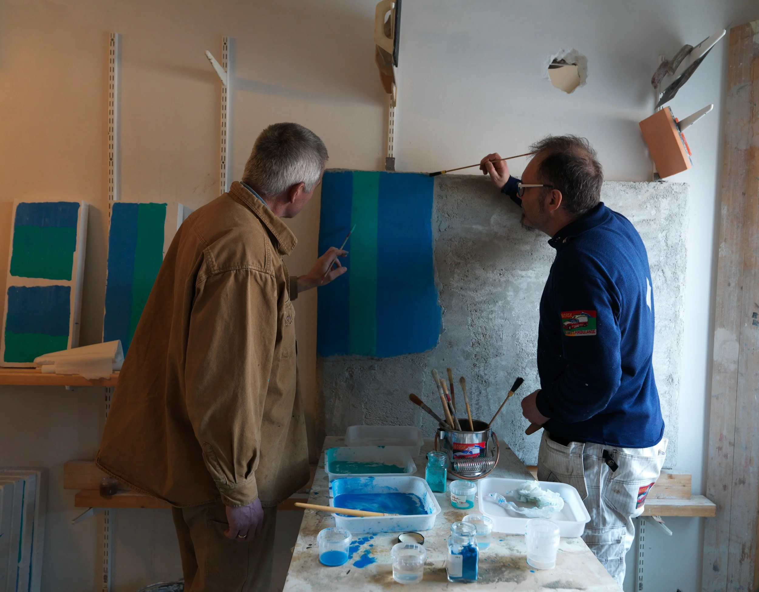 Sverre Wyller og Bent Erik Myrvoll