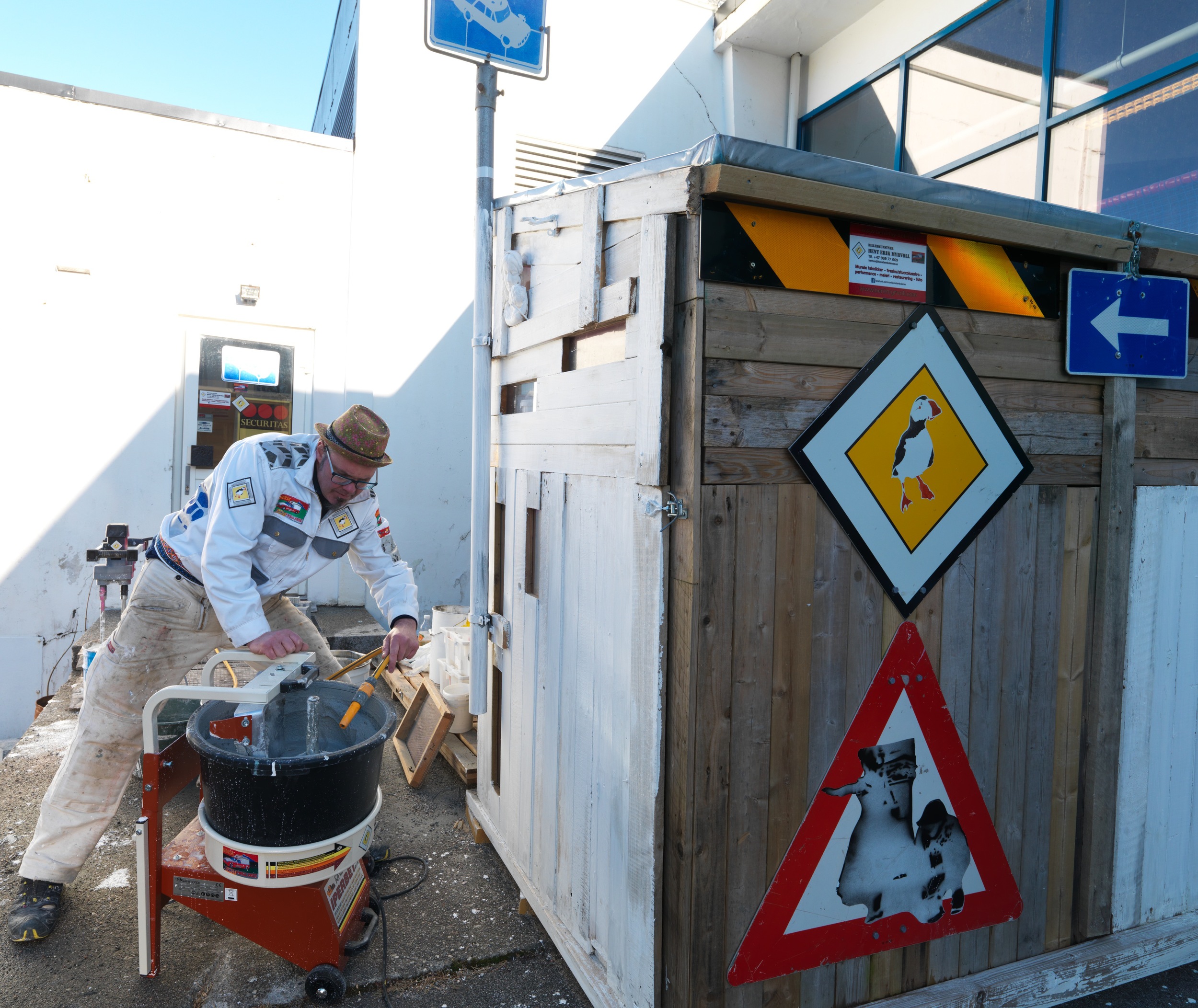 produksjon av puss til Løren Stasjon